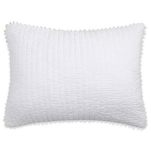 Levtex Home Pom Pom Pillow Sham in White