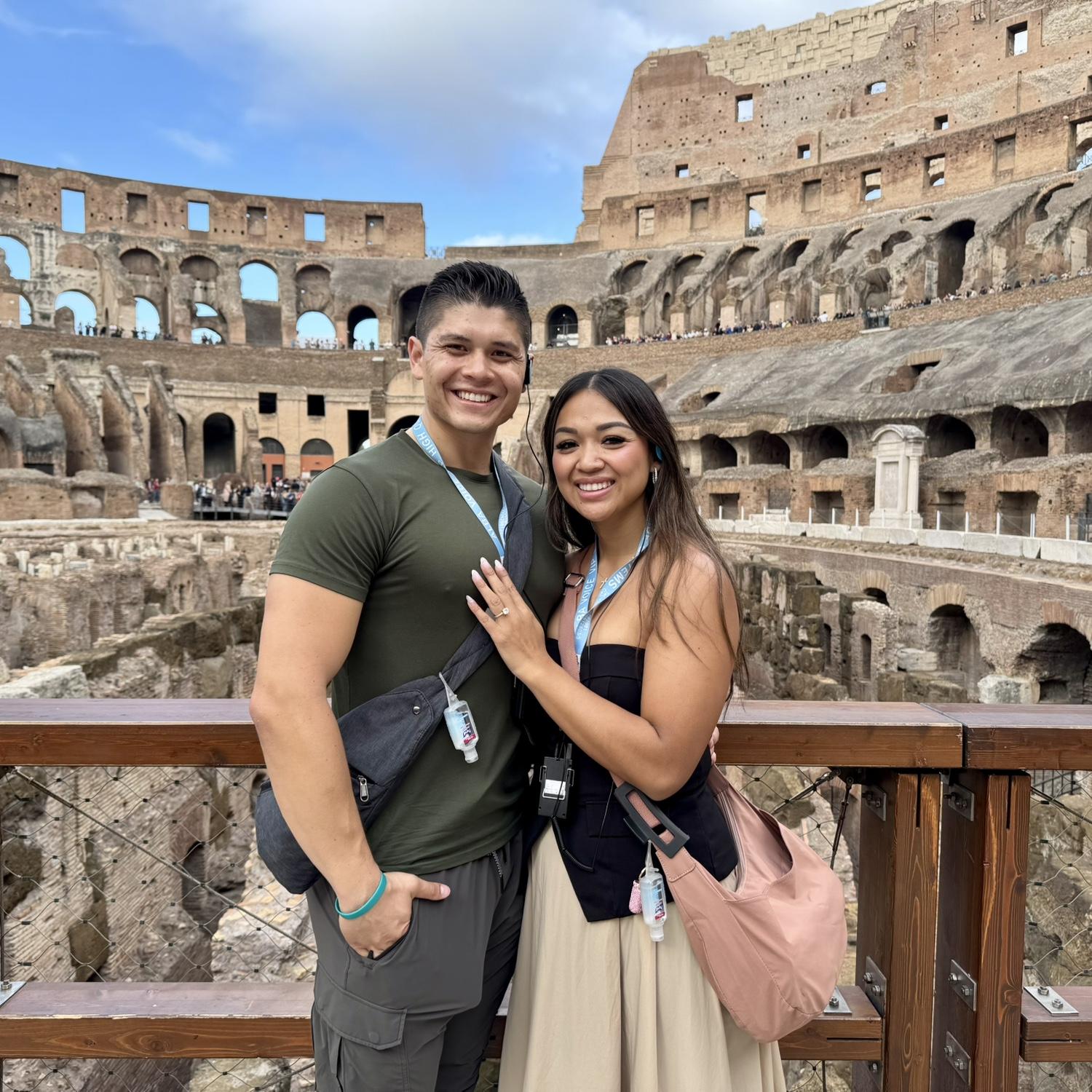 The Colosseum in Rome, Italy