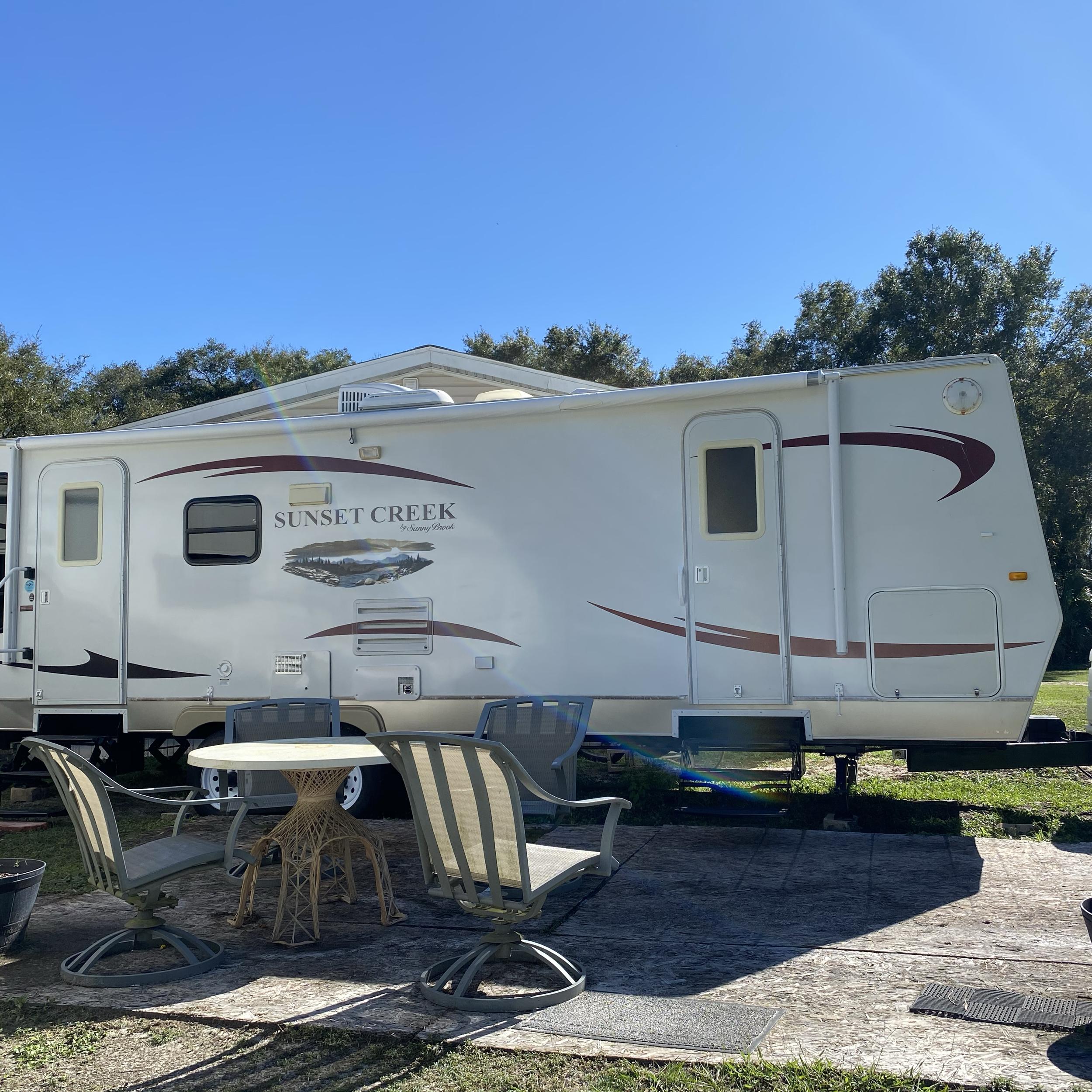 Camper electric & water hook up needs