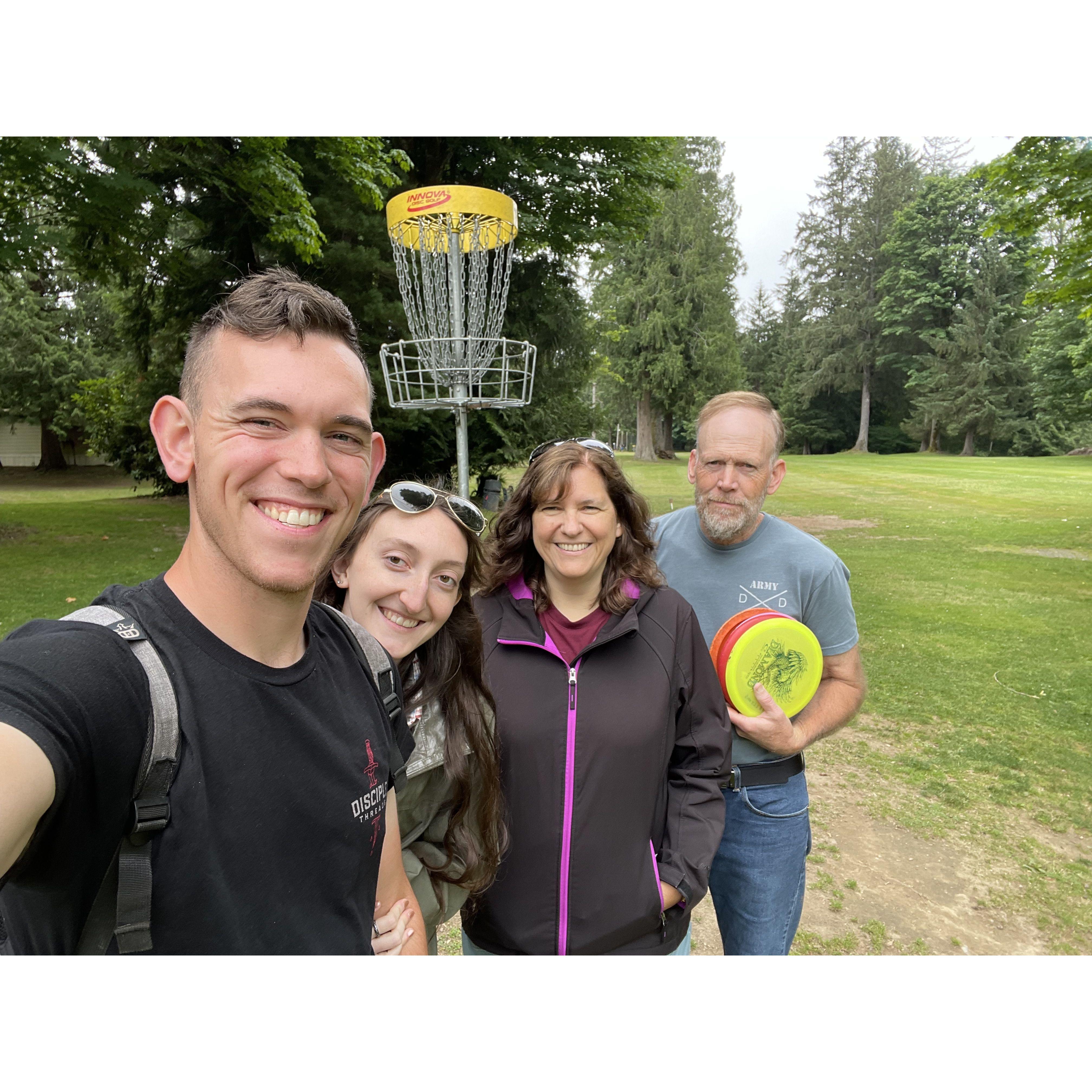 David's parents came to visit over the summer!