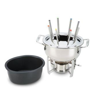 3.5-Quart Fondue Pot with Cast Aluminum Insert