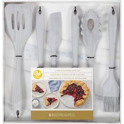Wilton 6pc Marble Silicone Kitchen Utensil Set