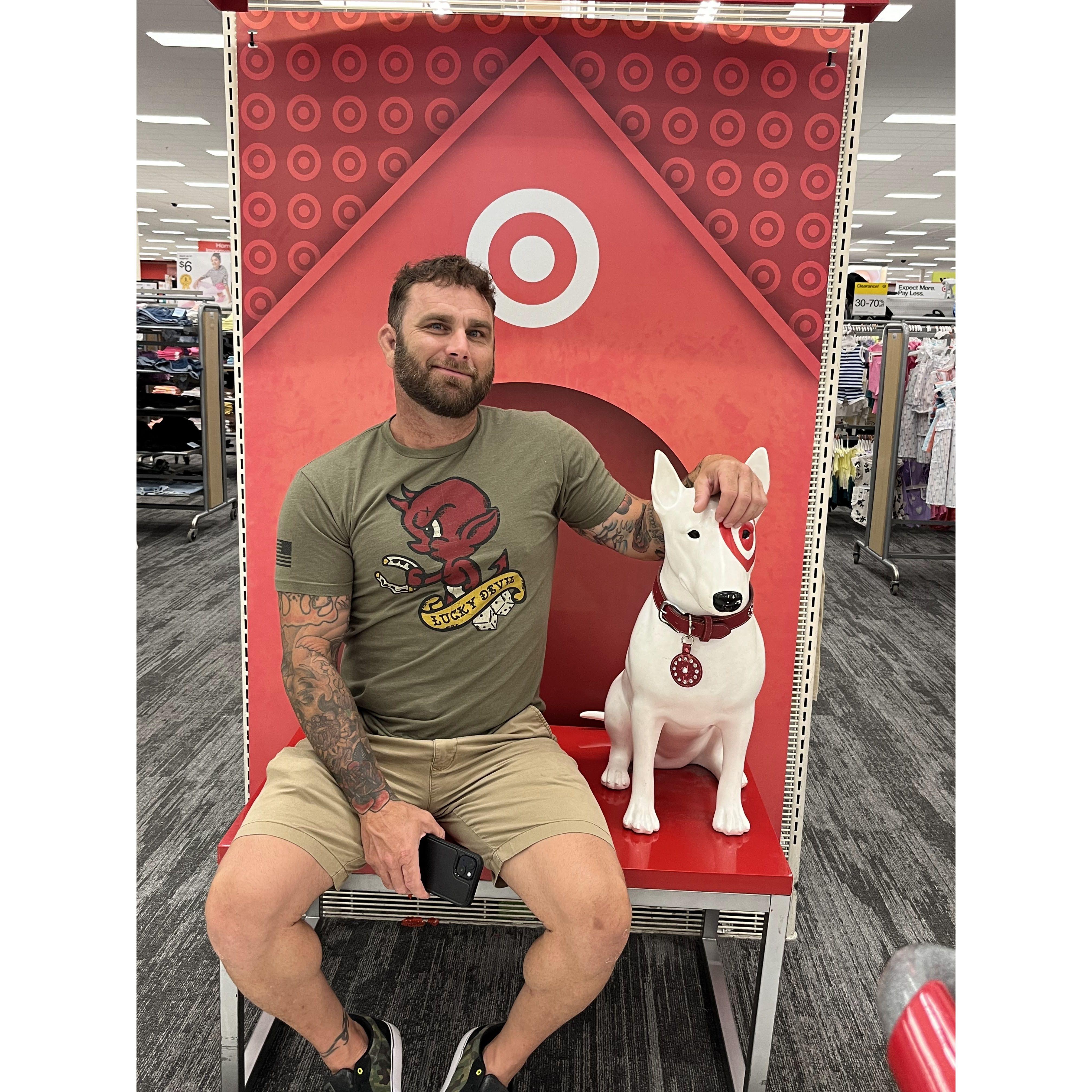 Just a man and his favorite dog!