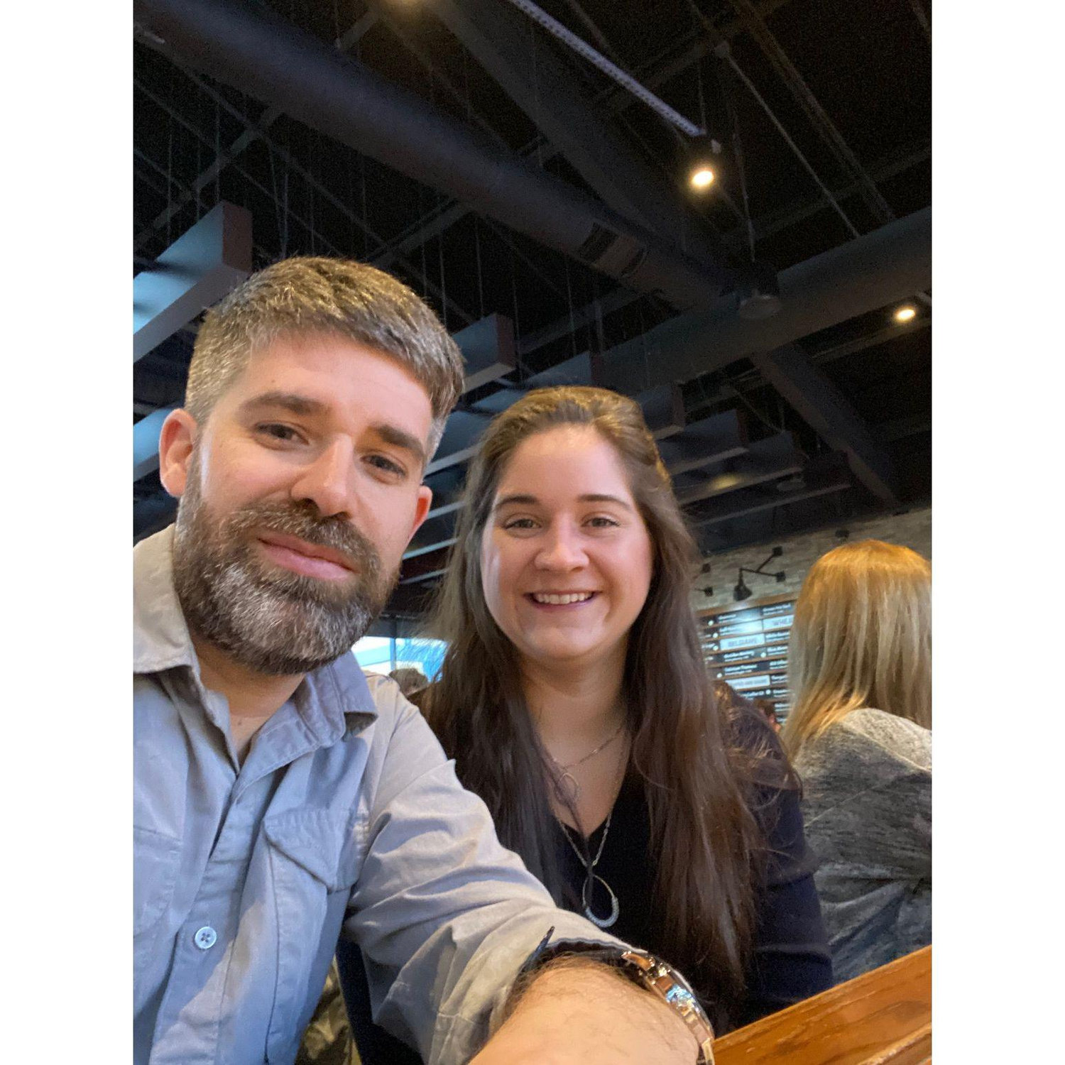 Happy 3 Years! For our anniversary we go back to our first date spot.