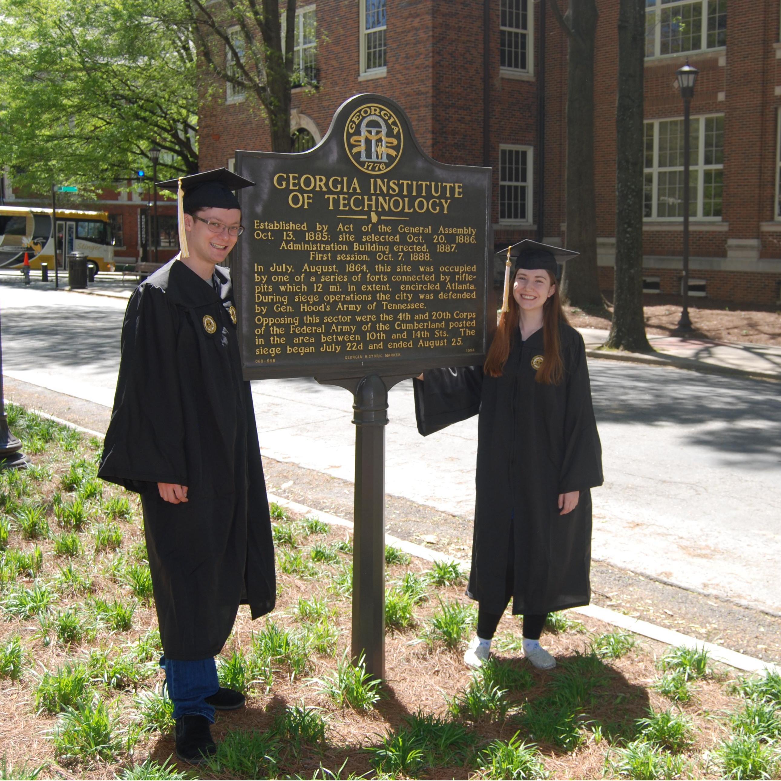 Not to brag, but both Jose and Katherine graduated from Georgia Tech in just 4 years, both with highest honors.