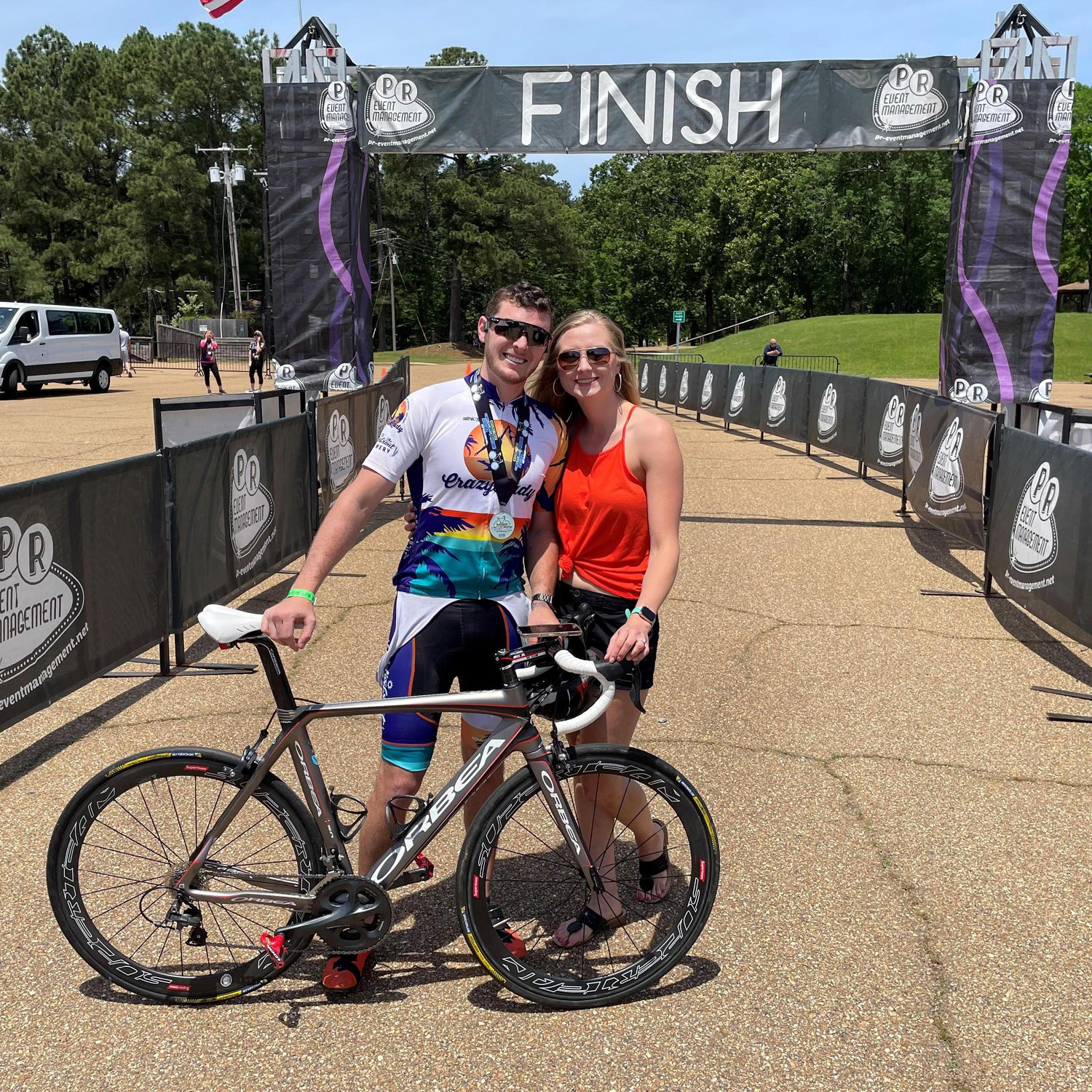 Taylor's first 100 mile bike race in MS - he finished in under 5 hours!