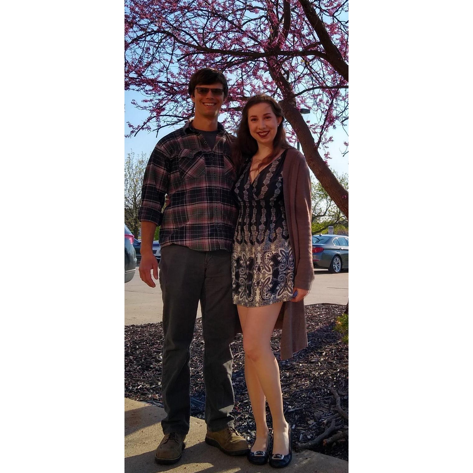 6 month anniversary at the Axe House and 44 Stone in Columbia