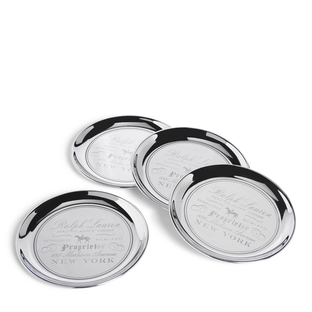 Ralph Lauren Cantwell Metal Coaster Set