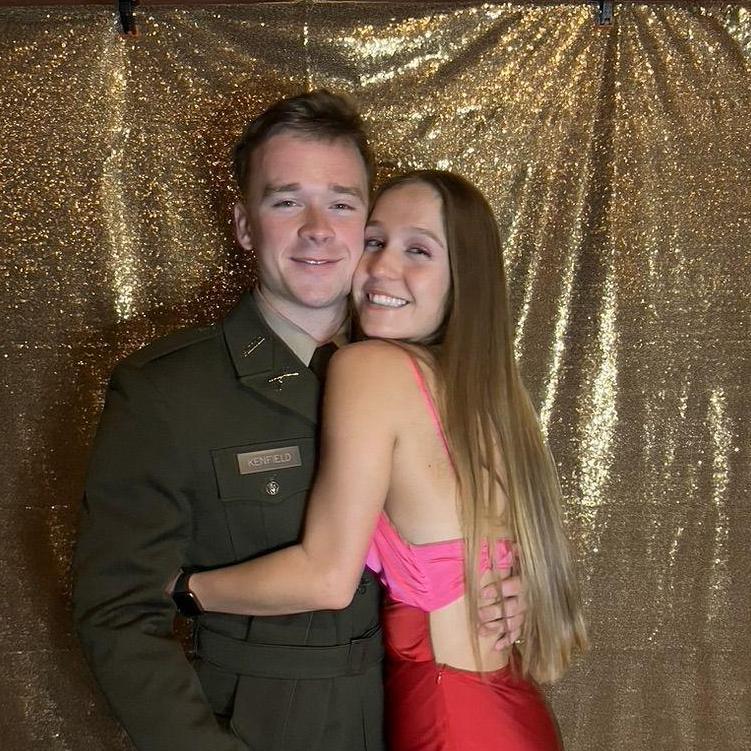 Us at Military Ball for our ROTC programs