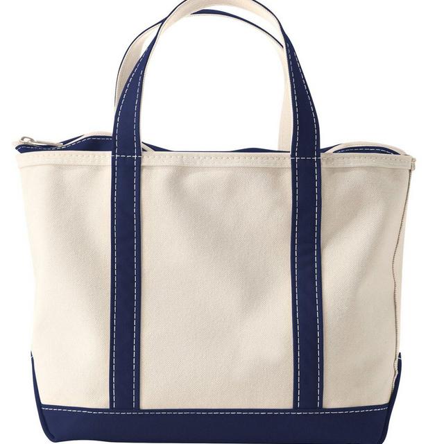 Boat and Tote, Zip-Top, Large, Regular Handle, Blue