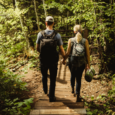 3 year anniversary. Photographer snapped this on our walk down to the falls for a romantic waterfall photo shoot!