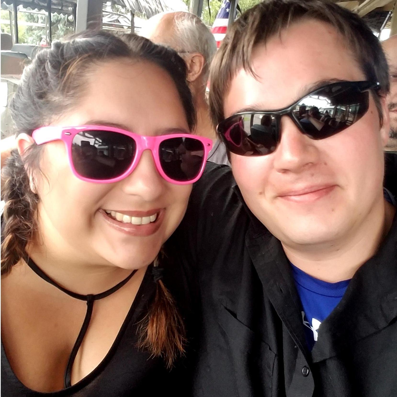 On the Duck Boat in Wisconsin where we didn't see any ducks.
