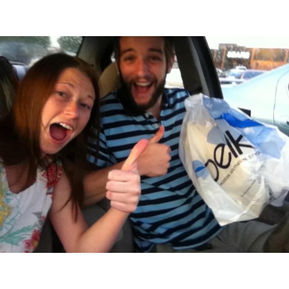 May 2012
Had to buy some real clothes after our backpacking trip because we were still kinda newbies to it and forgot to pack anything else