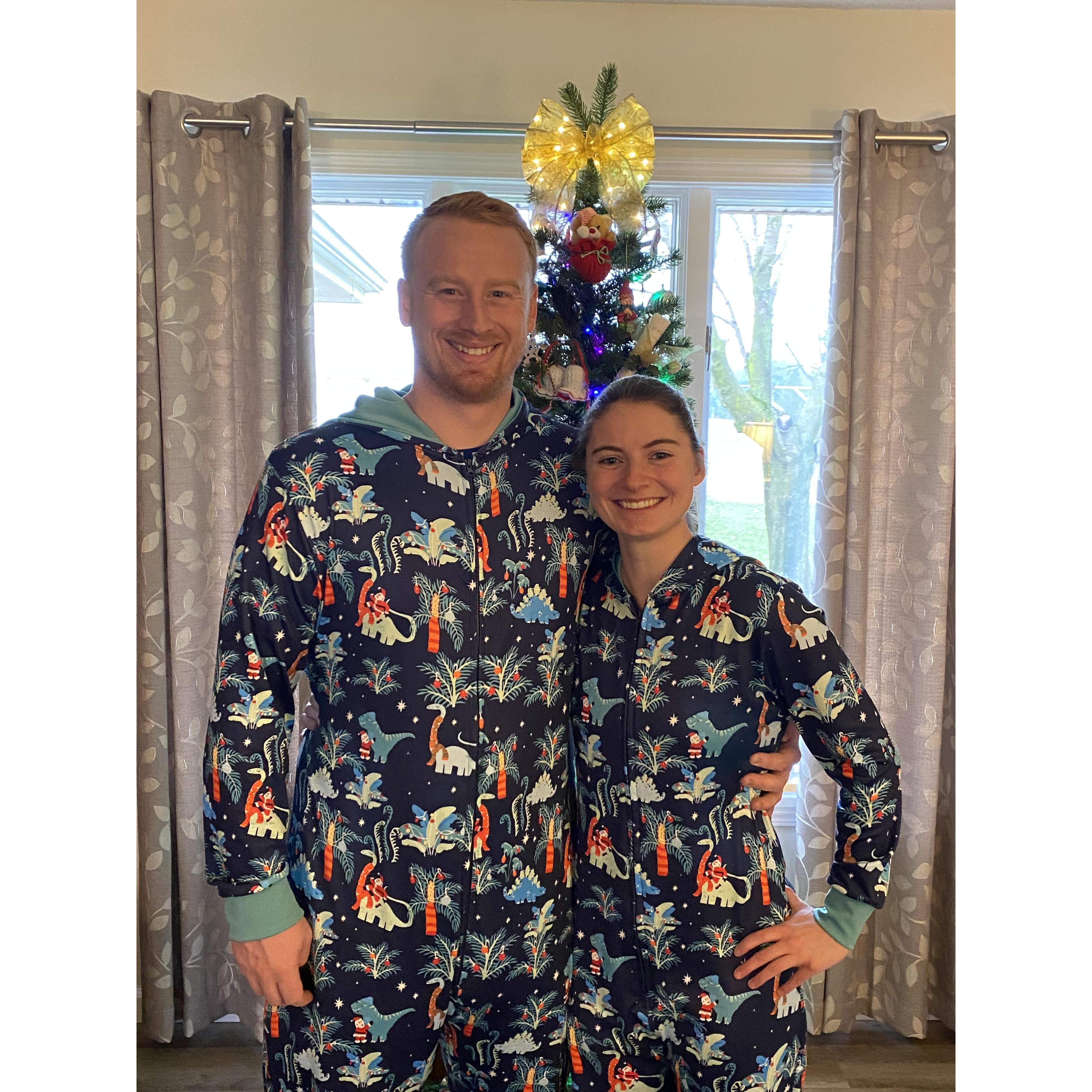 Tyler and Kaleigh spent many first holidays together. This picture is from Tyler's first Christmas in Indiana with the Snyder Family.