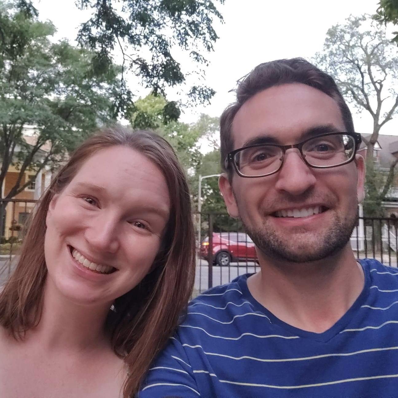 Our very first photo together 6 months into our relationship. August 2020