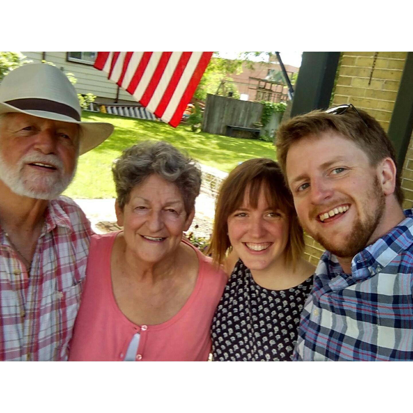 First time meeting the future in-laws!