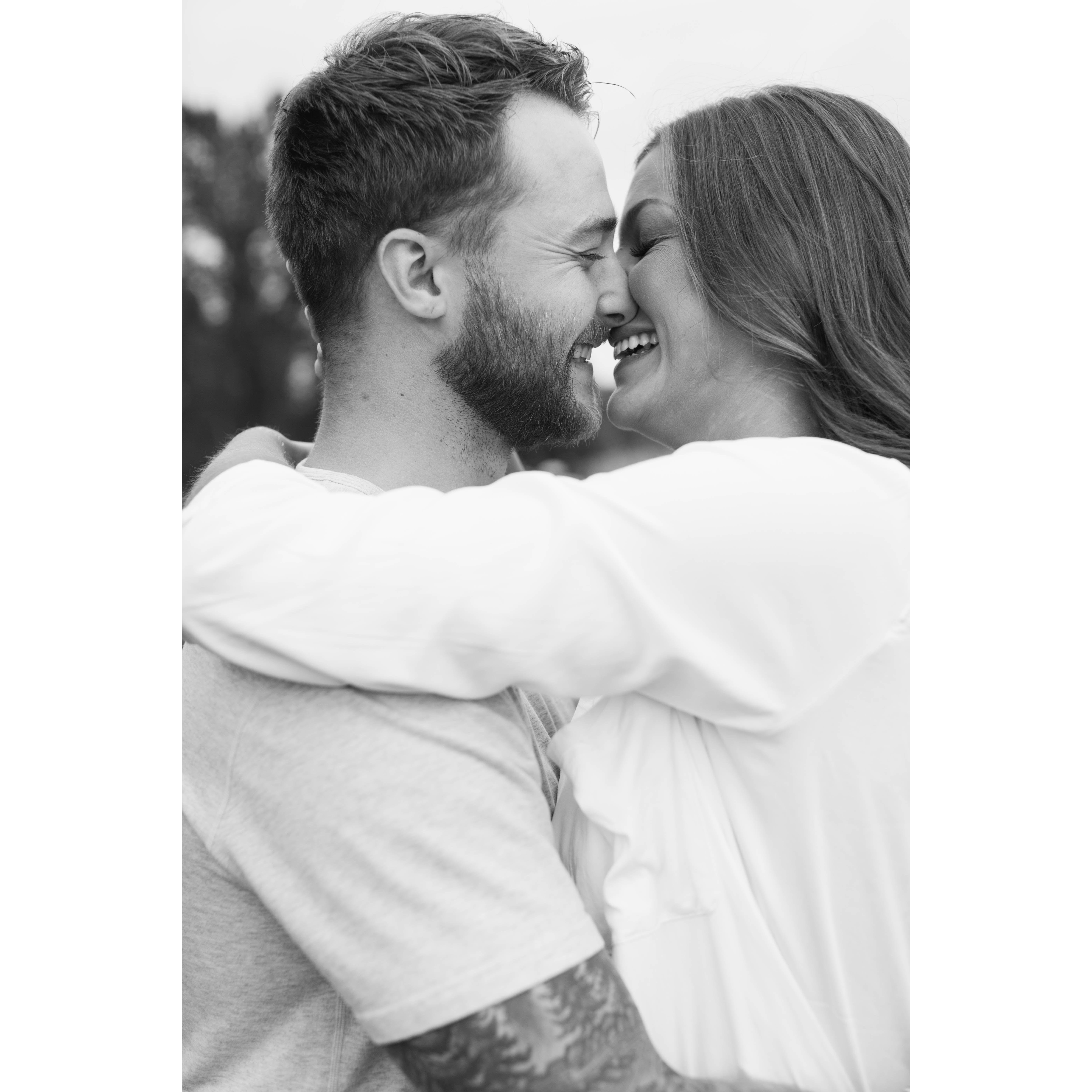 July 16, 2022: We celebrated one year together by having photos taken to capture this early time in our relationship!