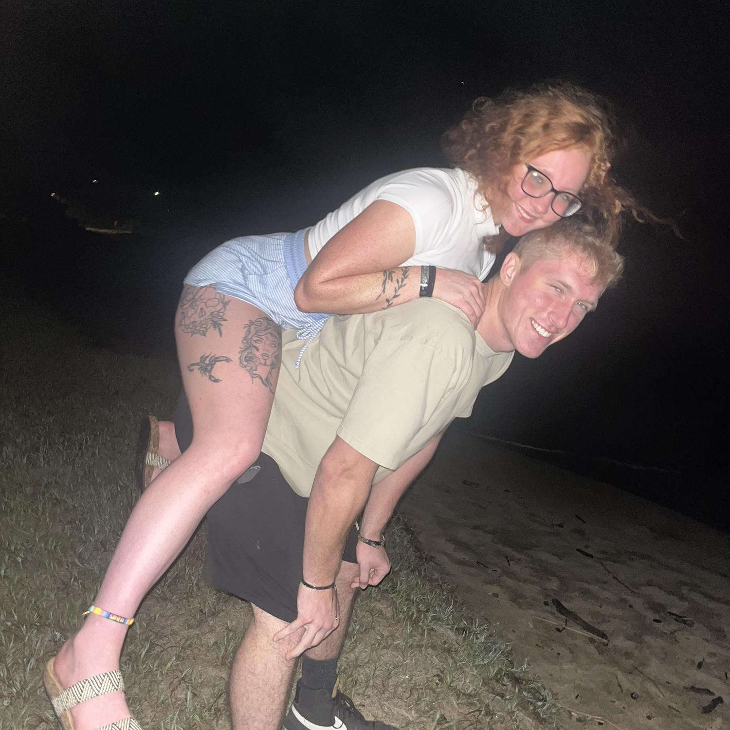 this photo is one of the first pictures taken of us when we first started dating!