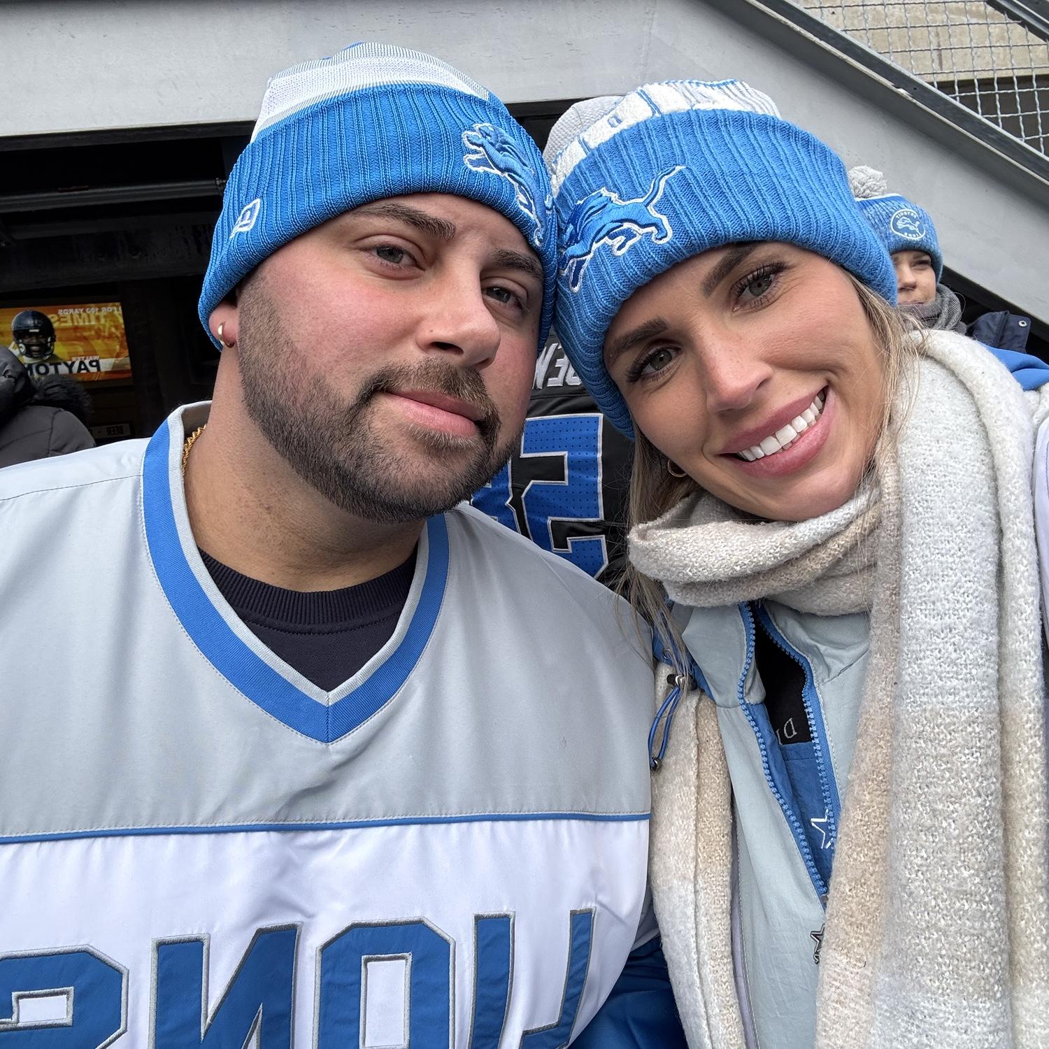 Lions vs Bears game last year. Such a fun game!!