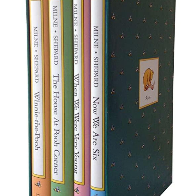Pooh's Library: Winnie-The-Pooh, The House At Pooh Corner, When We Were Very Young, Now We Are Six (Pooh Original Edition)