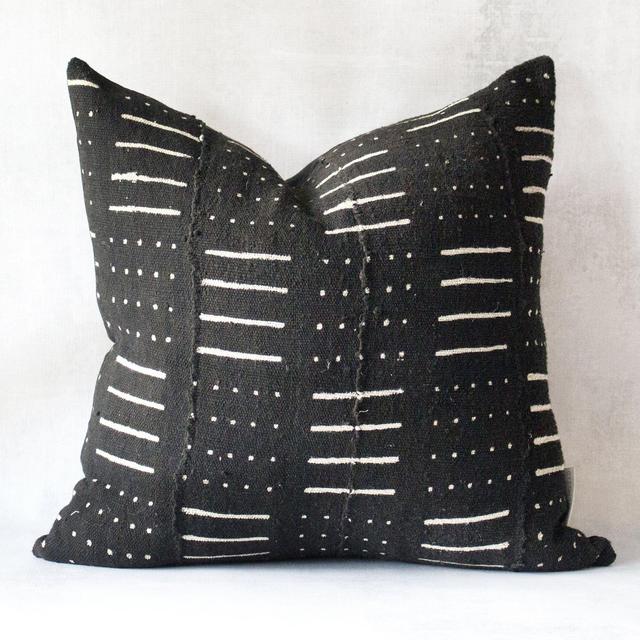 BOSE-Authentic Mali Mudcloth Throw Pillow Cover