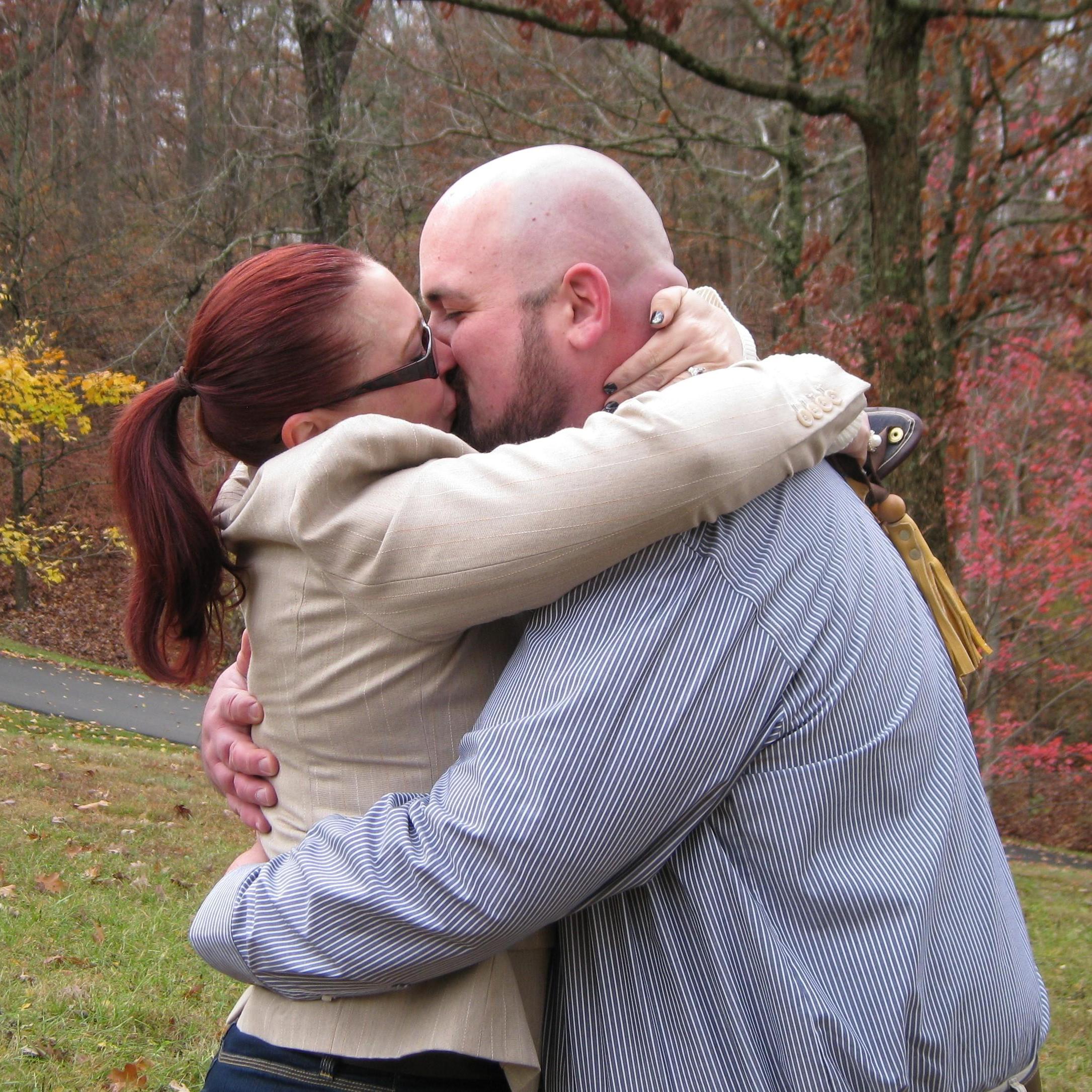 The proposal! She said yes, in case you can't tell.