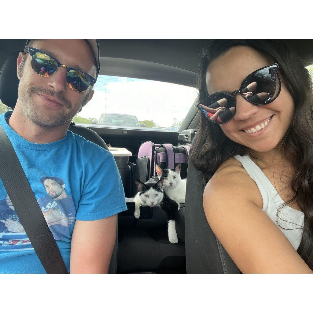 First road trip in which Pip and Dip were chill