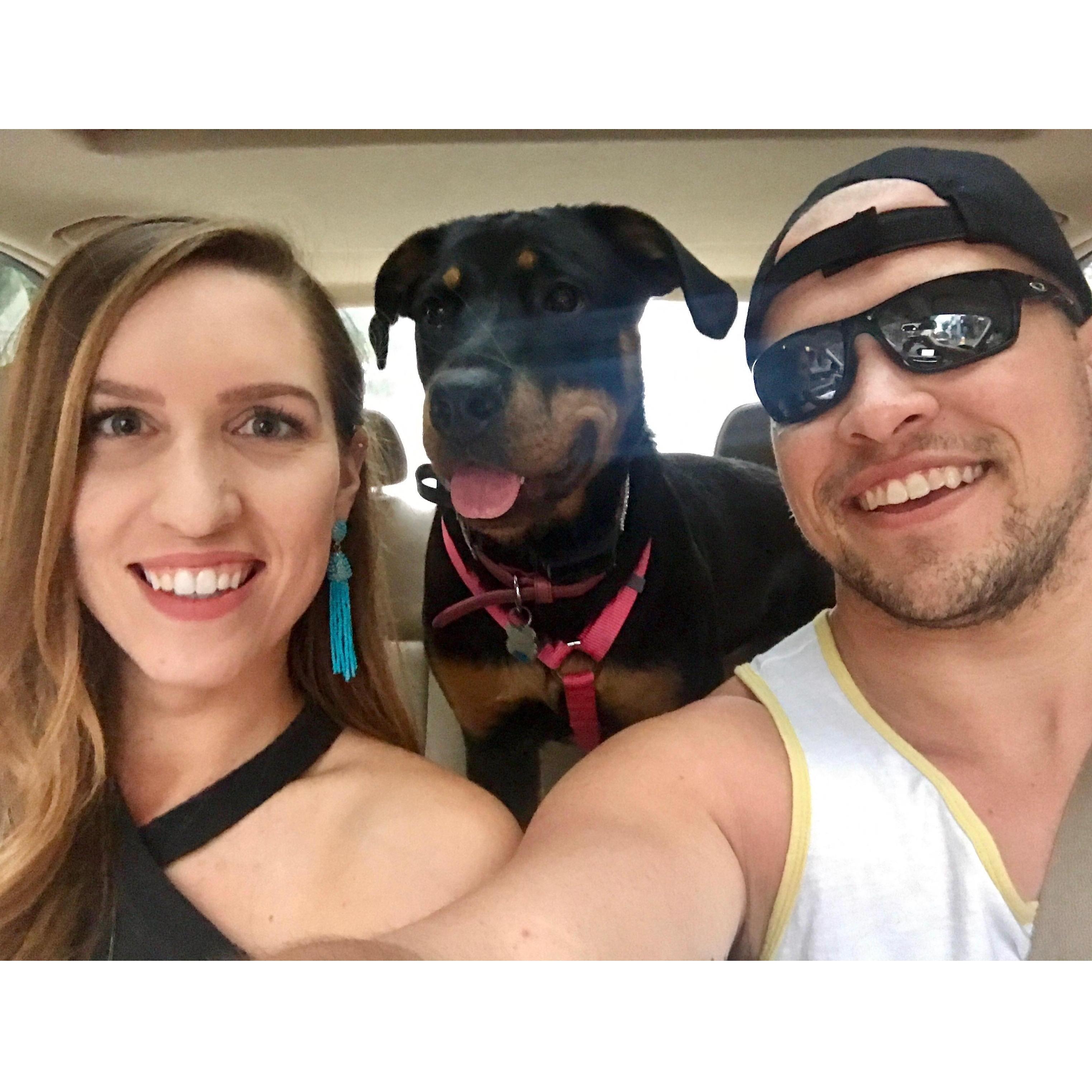With our favorite girl, Millie