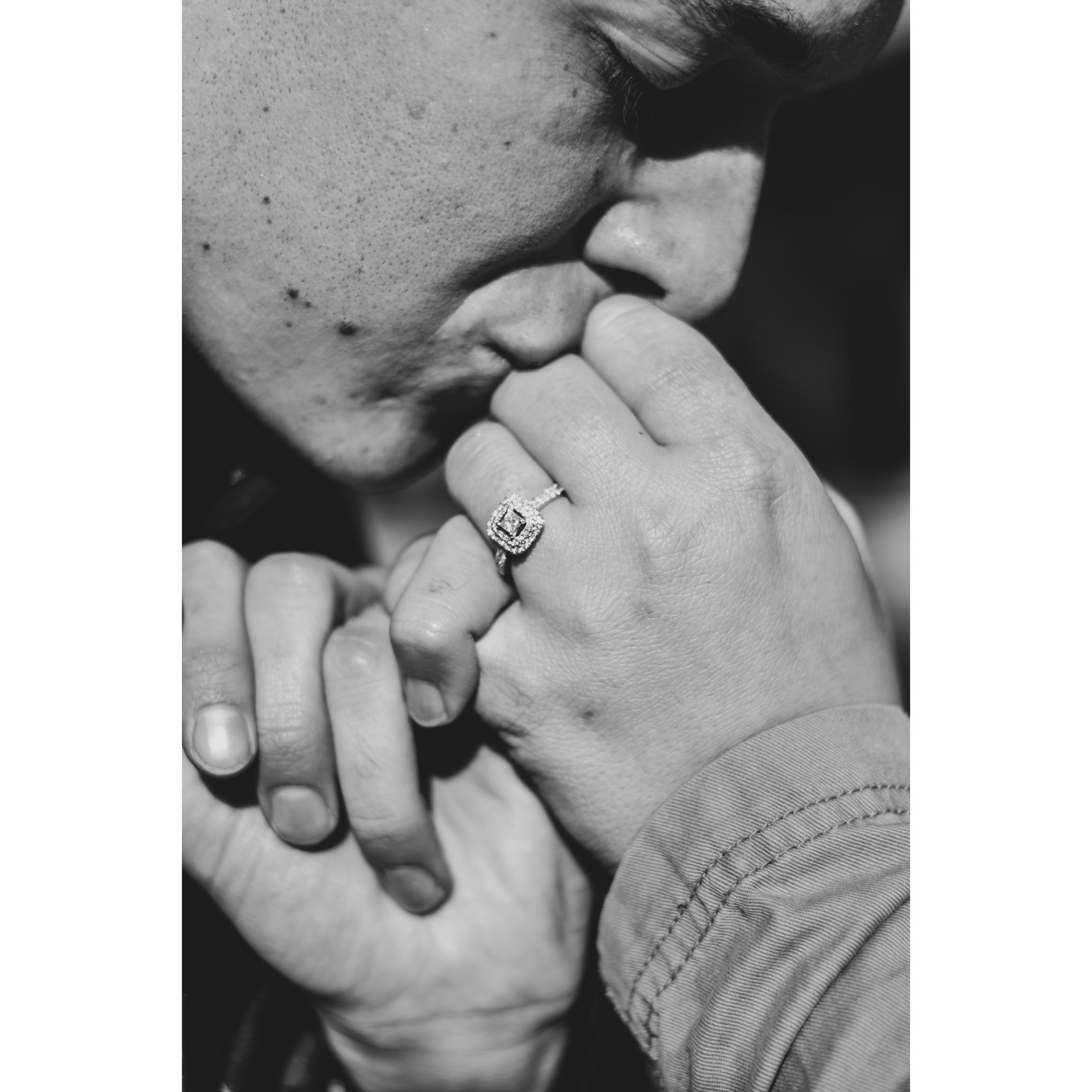 Right after we got engaged Fall 2018 Laramie, WY PC: Laurel Place