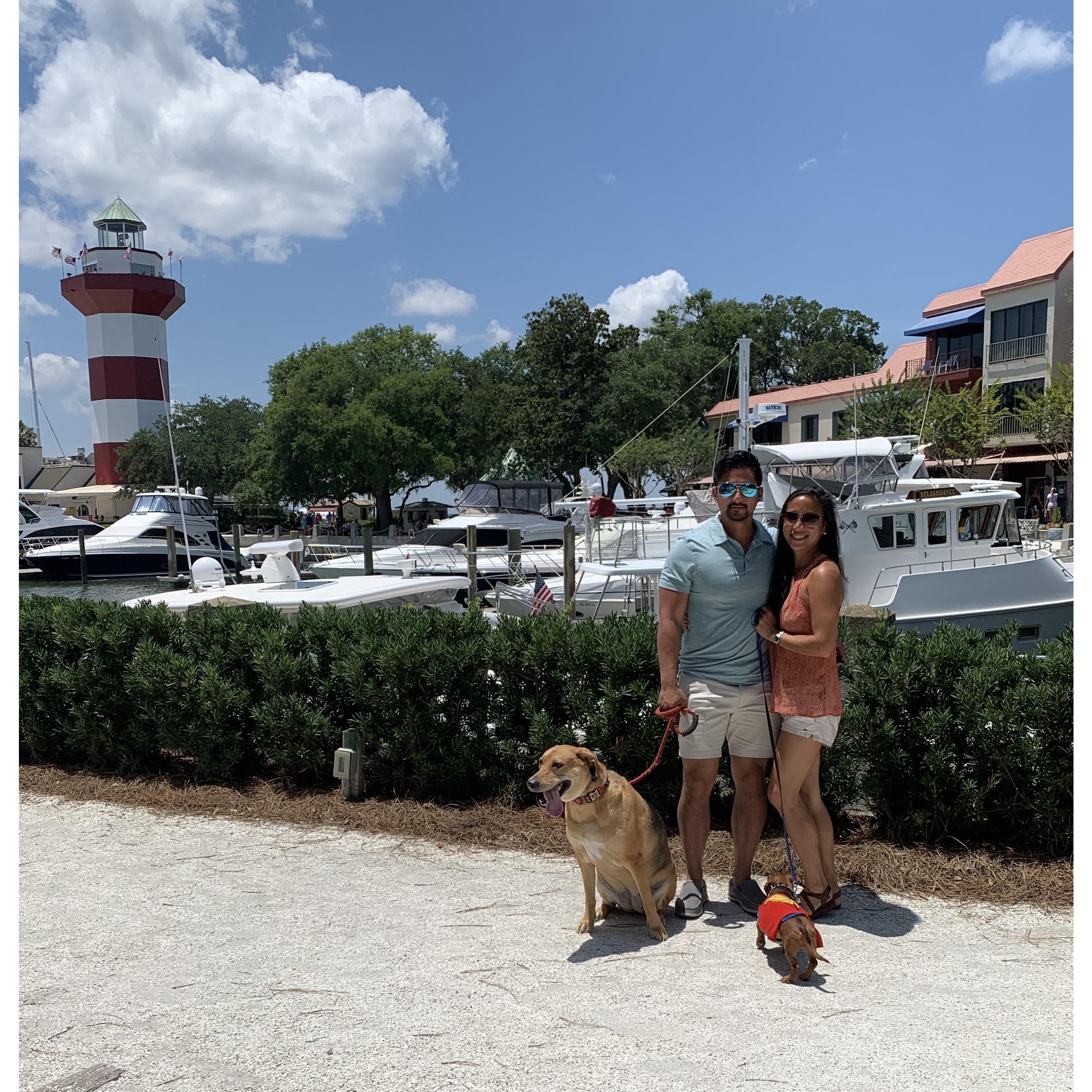 First trip to Hilton Head Island- the trip where he first said "I love you."