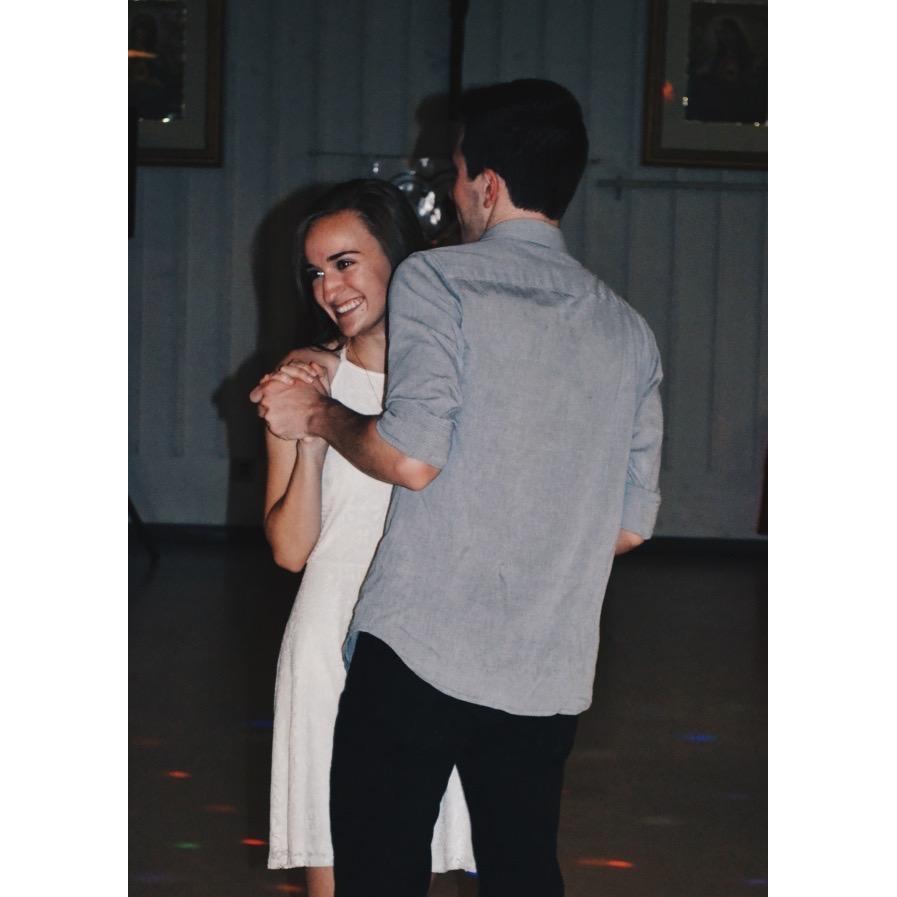 Our first dance.