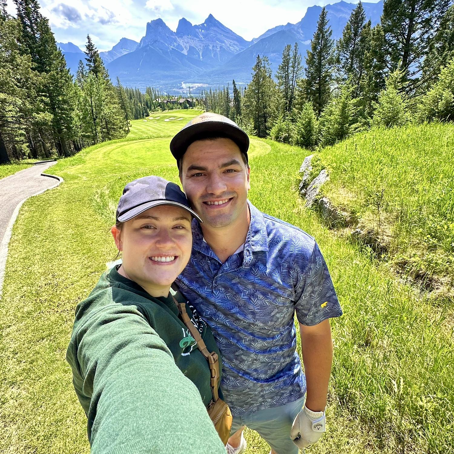 Golfing in Canmore. July 2025