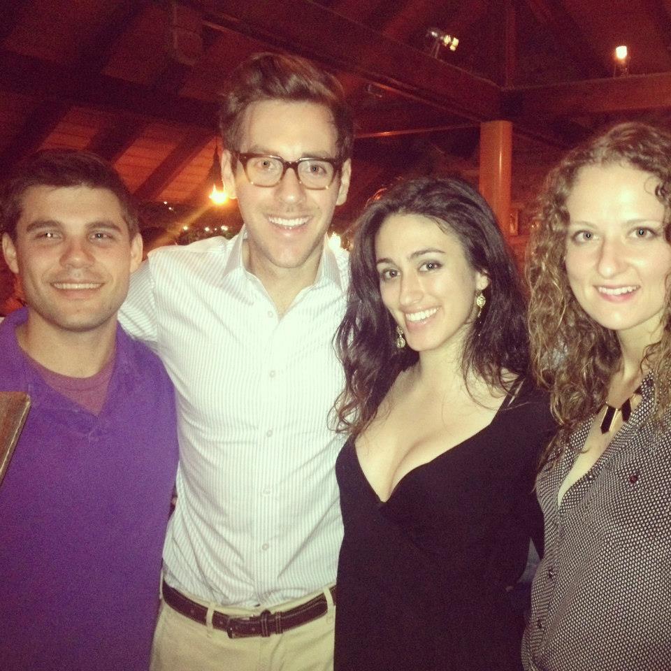 Katie and Jose with Jordan and Vera at dinner in Aruba.
Aruba, May 2013