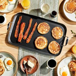Hybrid Nonstick Double Burner Griddle