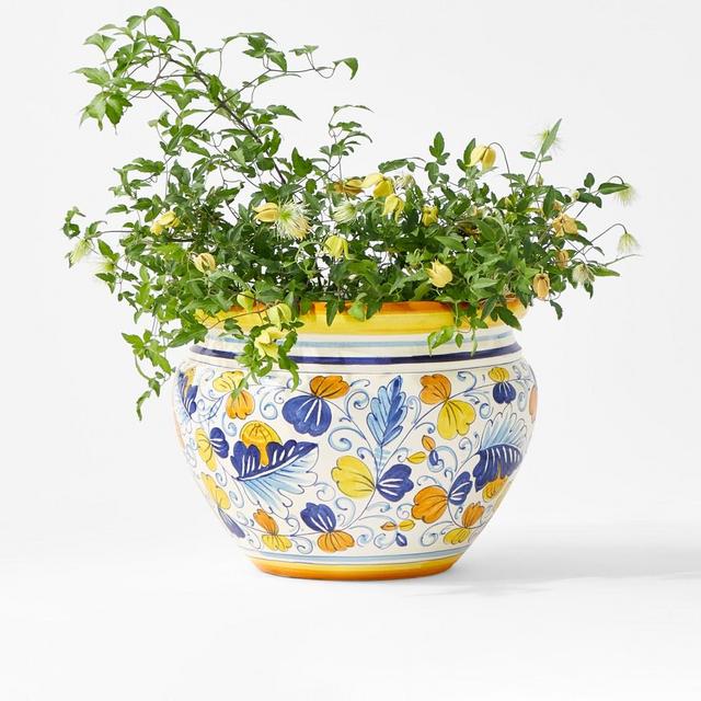 Italian Handpainted Planter, Small