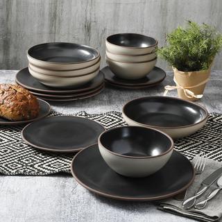 Contempo Classic 16-Piece Dinnerware Set, Service For 4