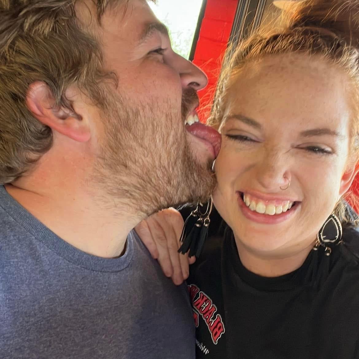 Eric would sometimes do this as we went to take a pic! 😂