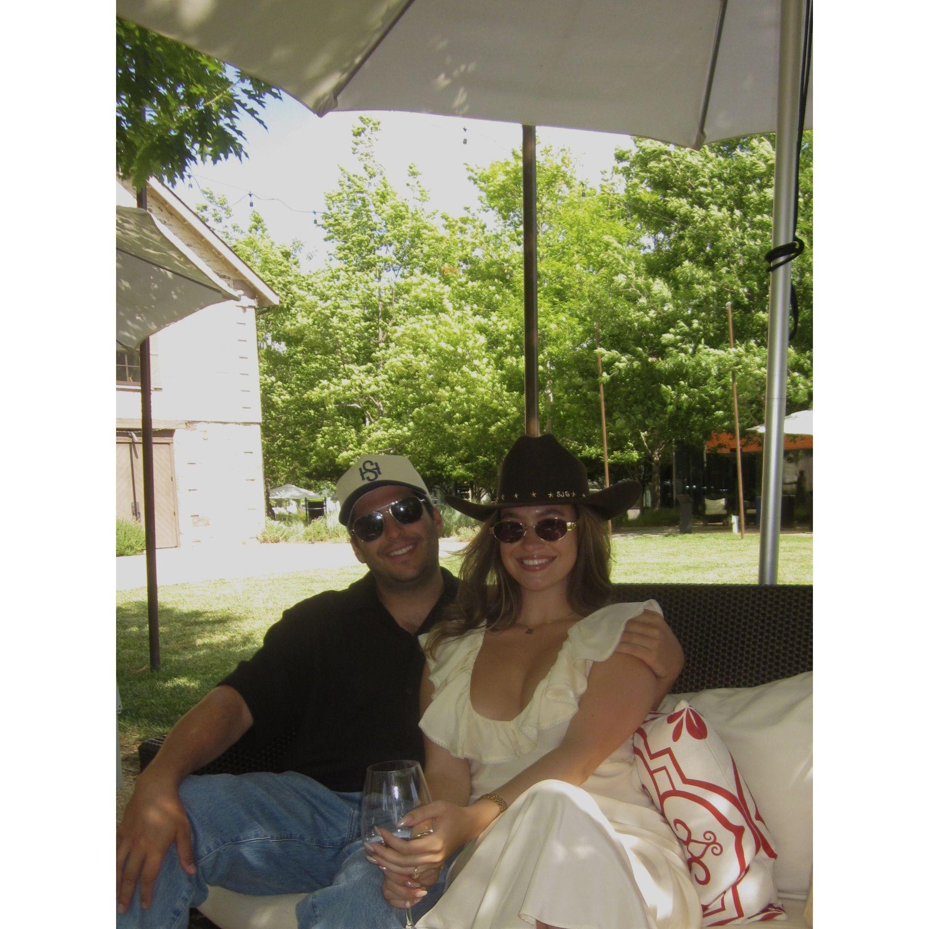 Celebrating our friends birthday in Napa!