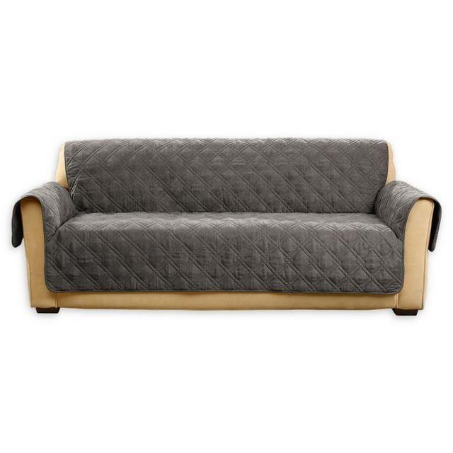 Sure Fit Quilted Pet Furniture Cover in Gray