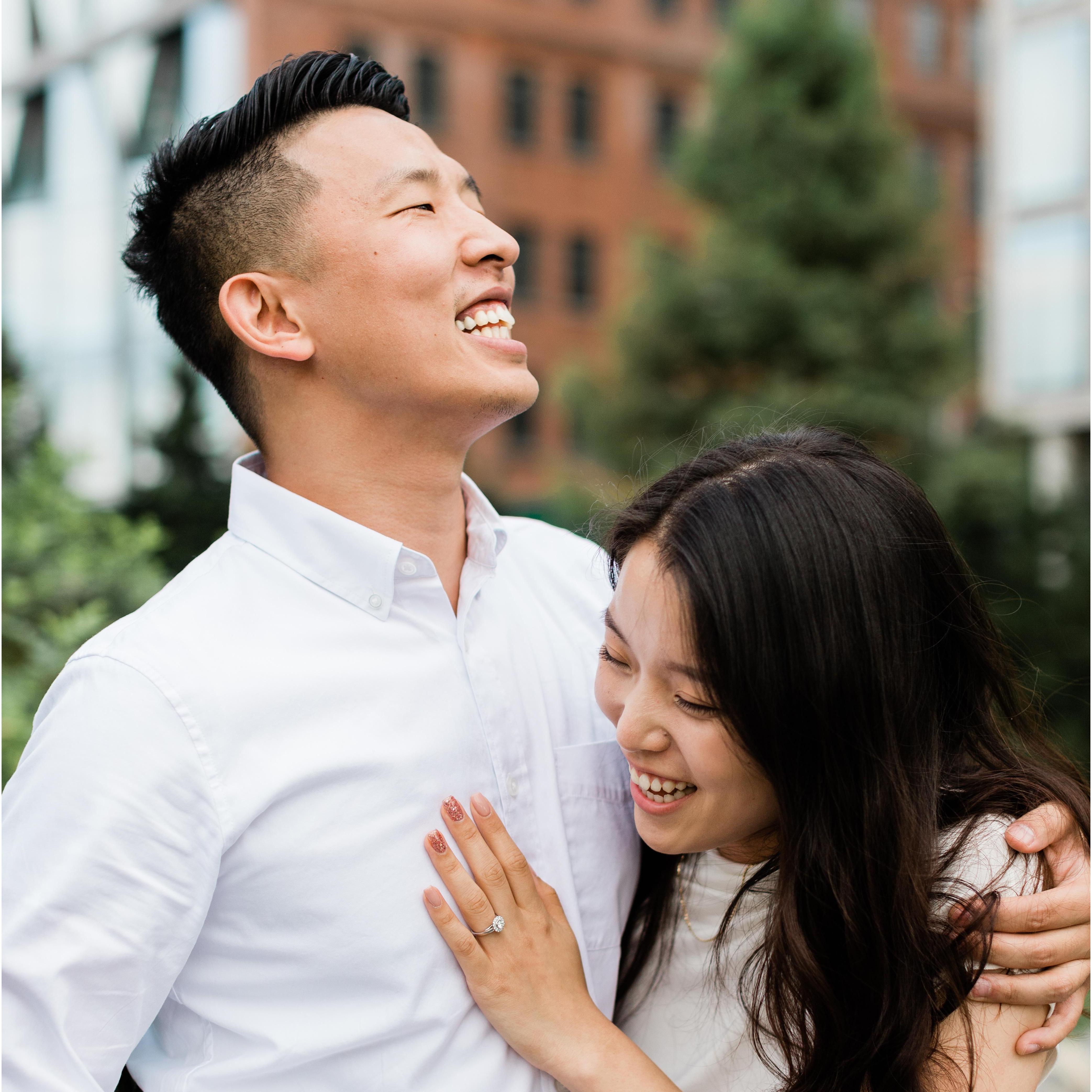 Can you guess what we're laughing at? (hint: was John always that tall?)