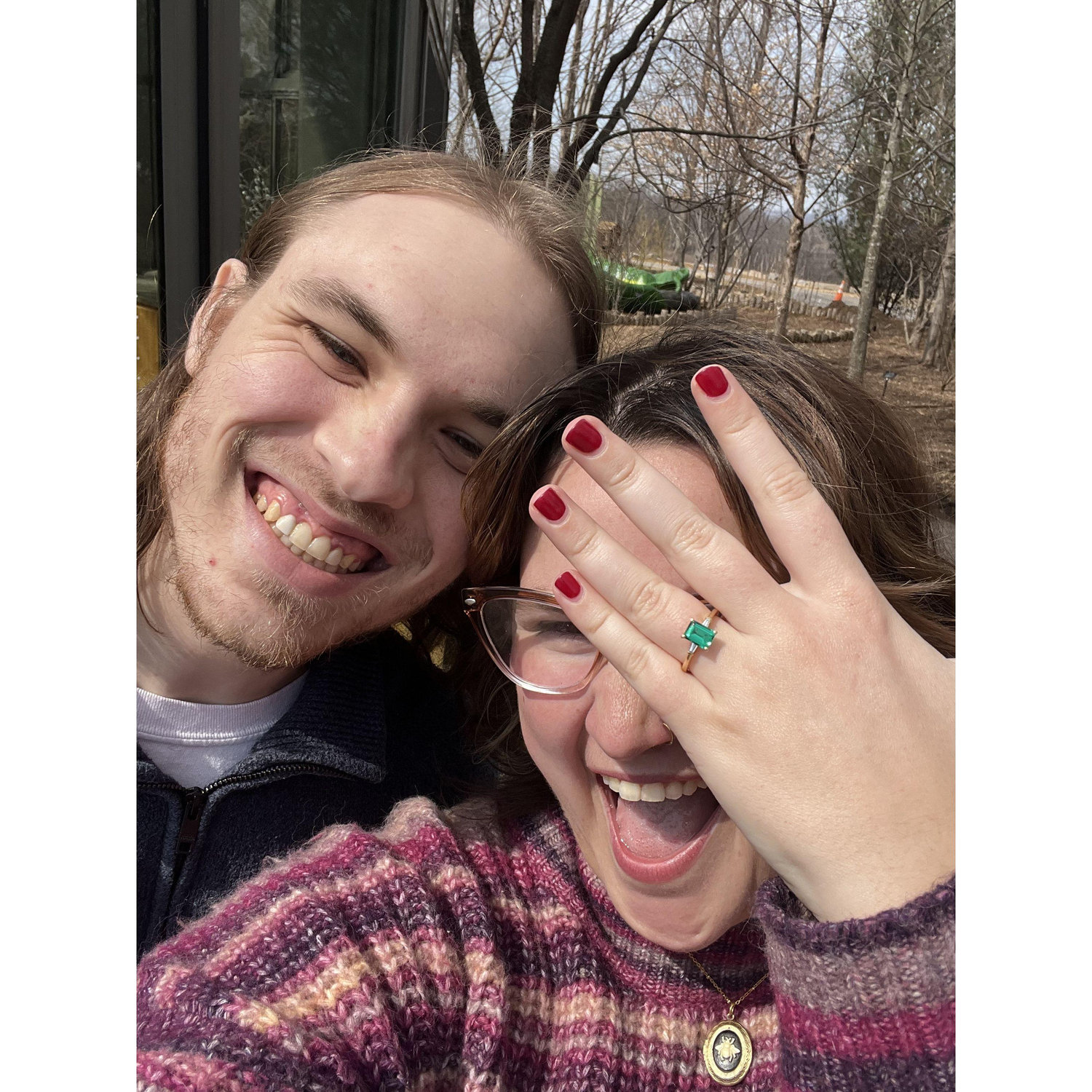 We're engaged!!!!