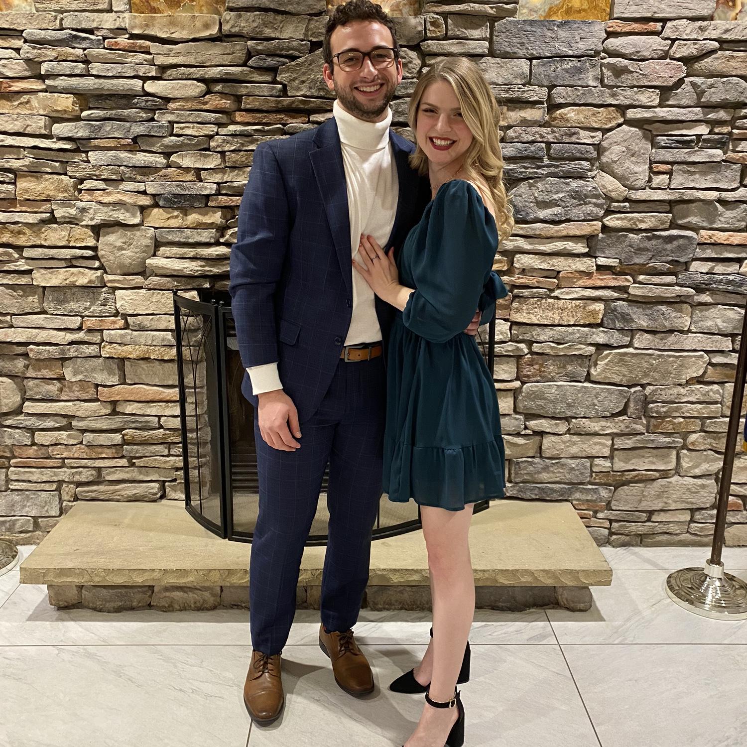 Dressed up for the POG Gala. Don't we look really great all dressed up?