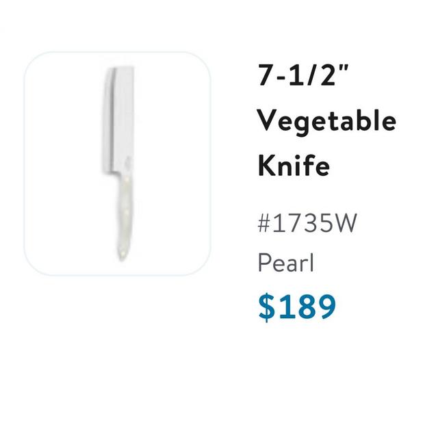 7-1/2” Vegetable Knife