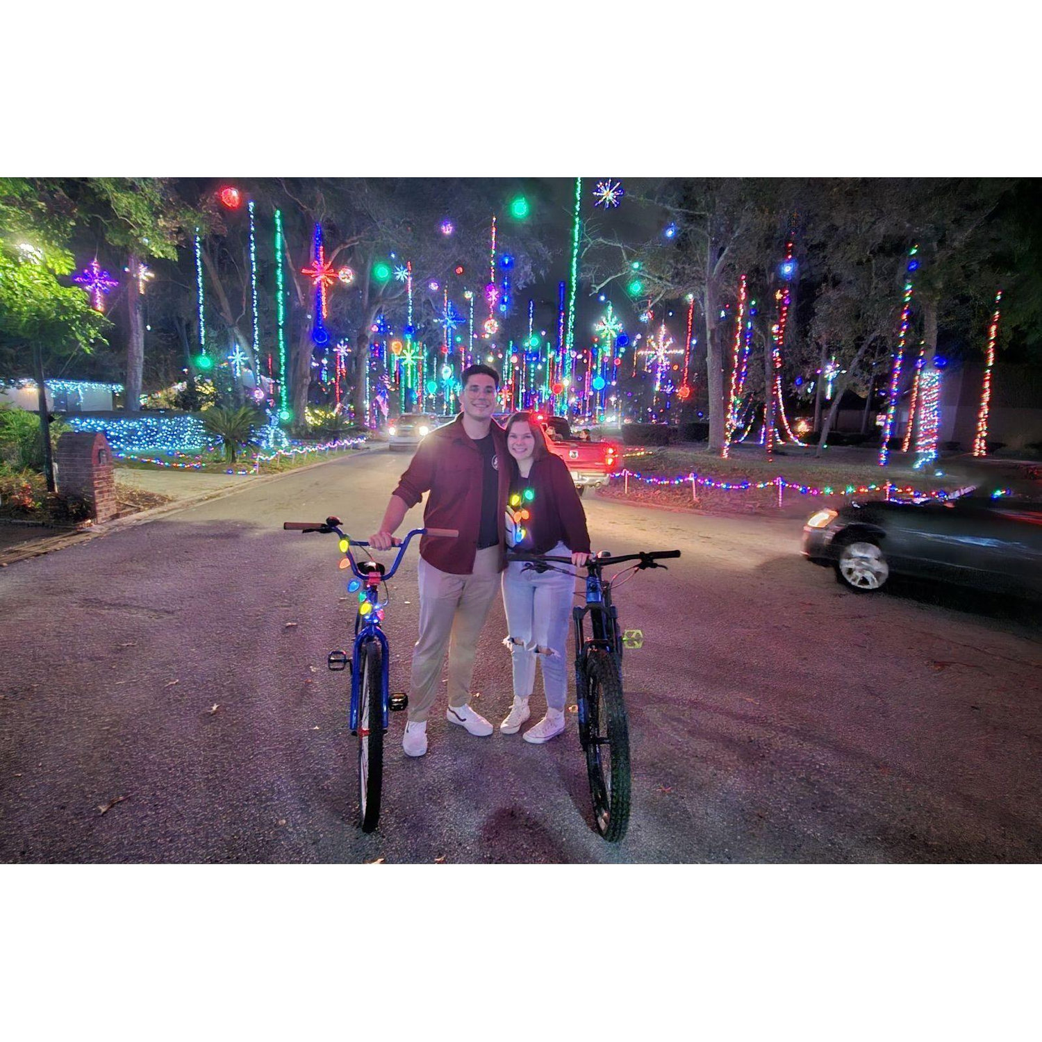 Christmas Annual bike ride under the lights