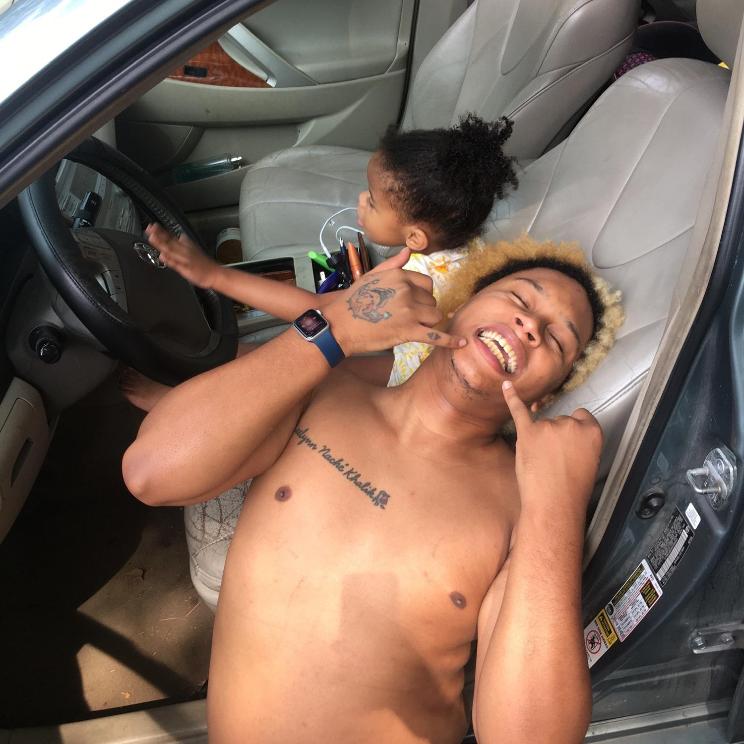 Sevyns 1st time behind the wheel