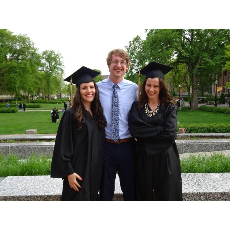 Graduation day '15 with Jillian, one of my best friends!