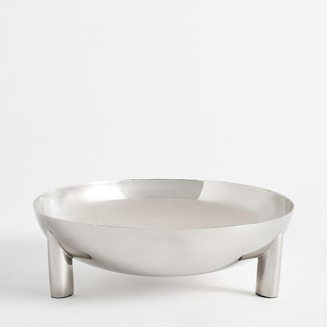 Footed Nickel Bowl