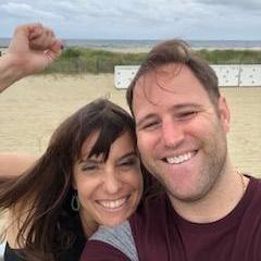 It was a little windy in Jersey when we visited...