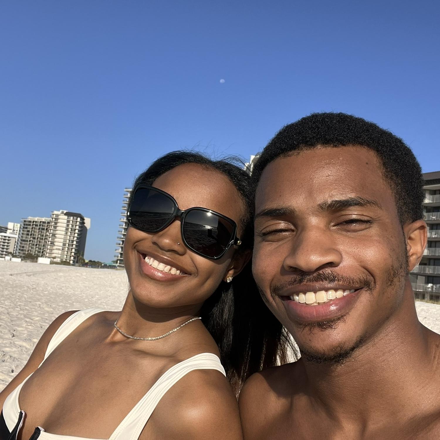 We stay on the beach!