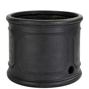 Rodin Hose Holder with Clipped Corner Design Zinc